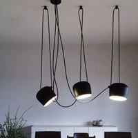 Modern Drum Pendant Lamp Ceiling LED Hanglamp Spider Industrial Pendant Lights for Restaurant Kitchen Nordic loft light Fixtures