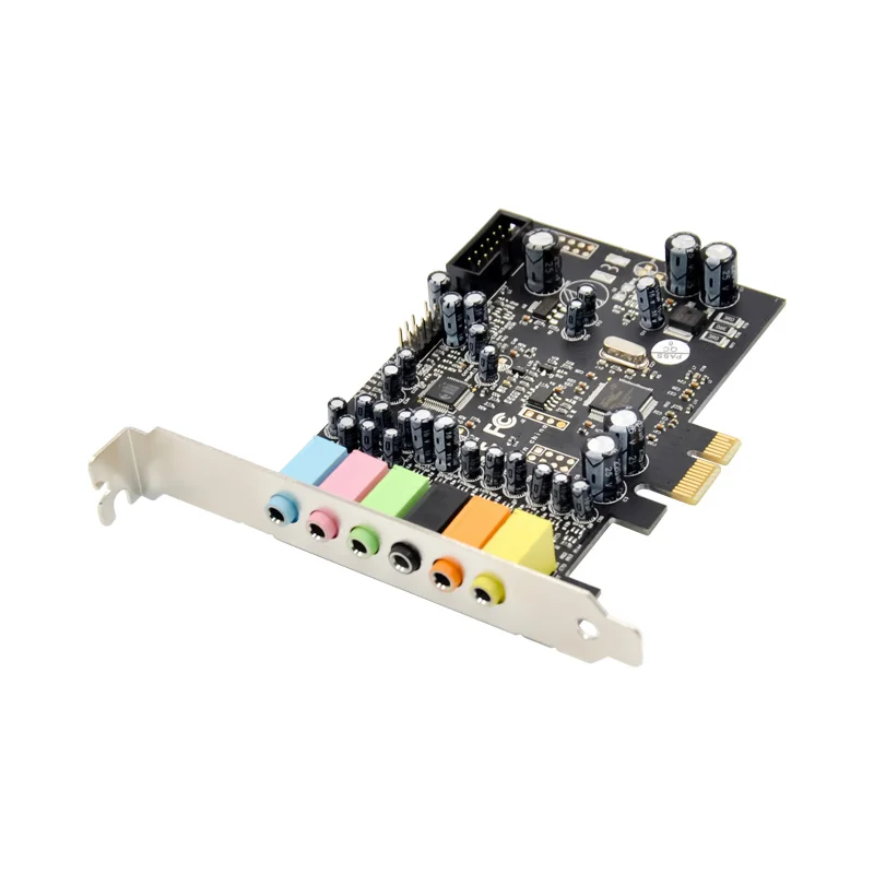 PCIe 7.1CH Sound Card Stereo Surround Sound PCI-E Built-In 7.1 Channel Chip CM8828+CM9882A HD audio 24bit Support Windows system