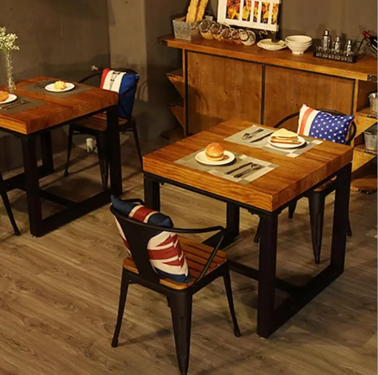 Table et chaise de bar pour café et boisson