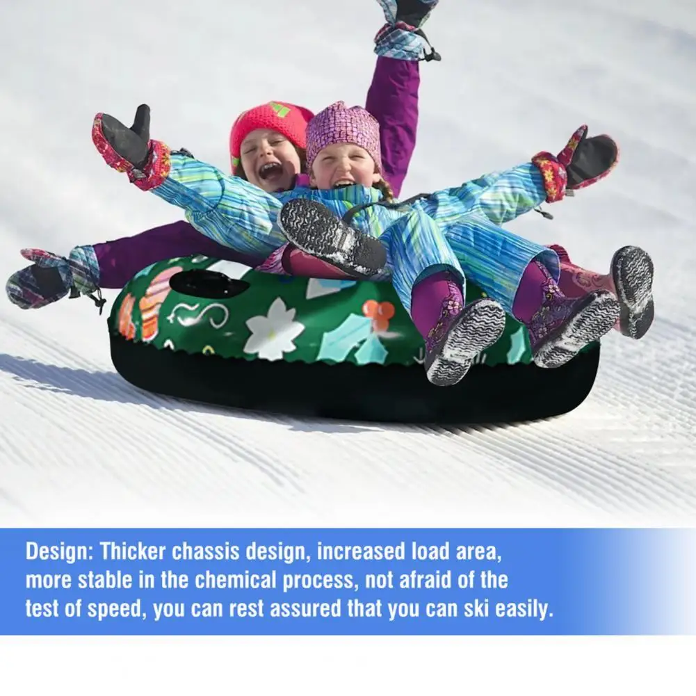 

Crash-resistant PVC Snow Tube Good Sealing Increased Load Area Sledding Tube for Skiing тюбинг ватрушка тюбинг snow sled