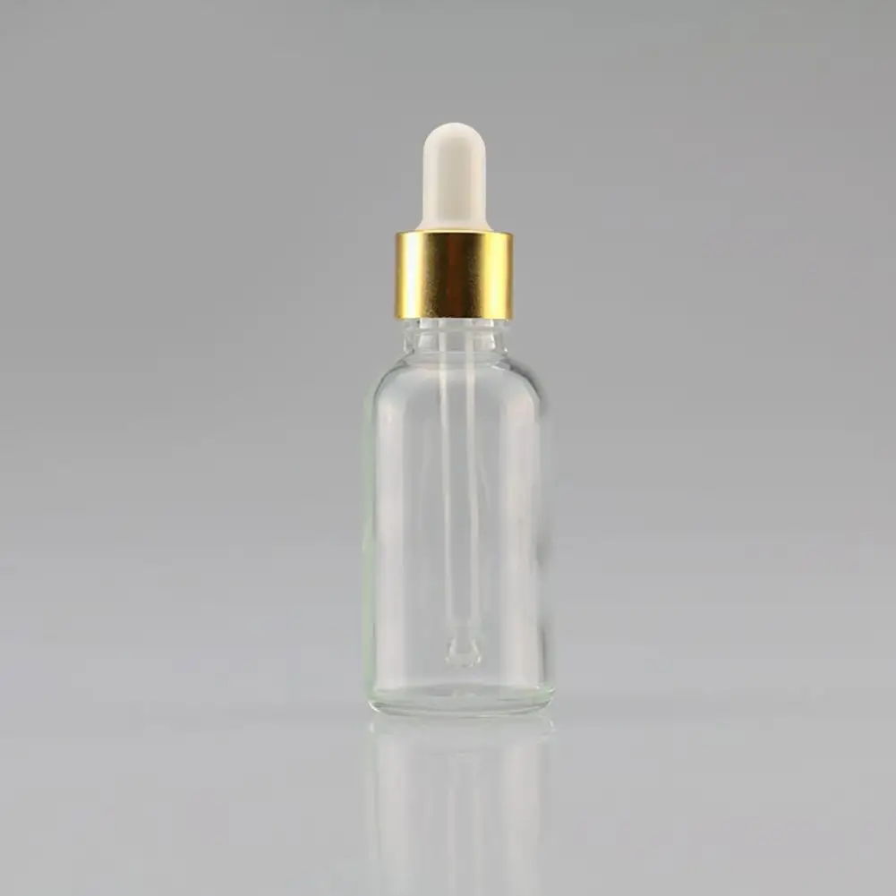 Mini 5ml-100ml Transparent Glass Reagent Liquid Empty Cosmetic Bottle