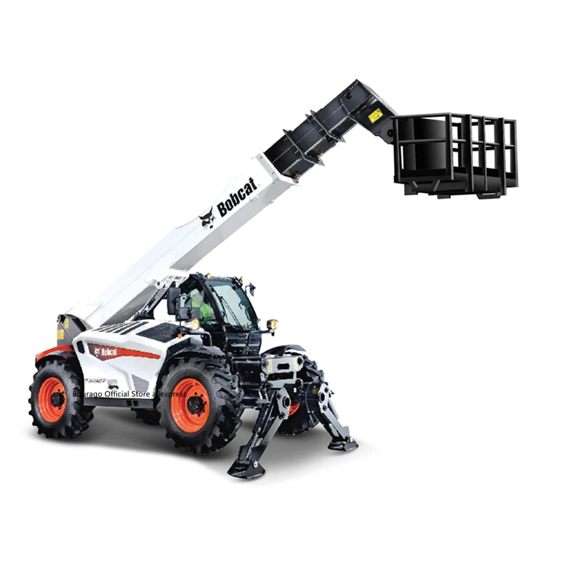 Bburago 1:50 T40.180SLP Telehandler Handler w/Palllet Fork Cars Model Toy Collection Gift