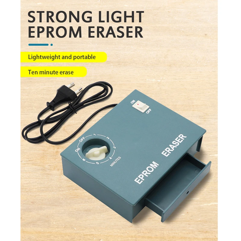 Imagem -04 - Apagador uv Eprom Apagar Luz Ultravioleta Temporizador Eprom Dados Apagar Ferramenta Semicondutor Wafer ic Apagar Radiação Eprom Chips de Dados