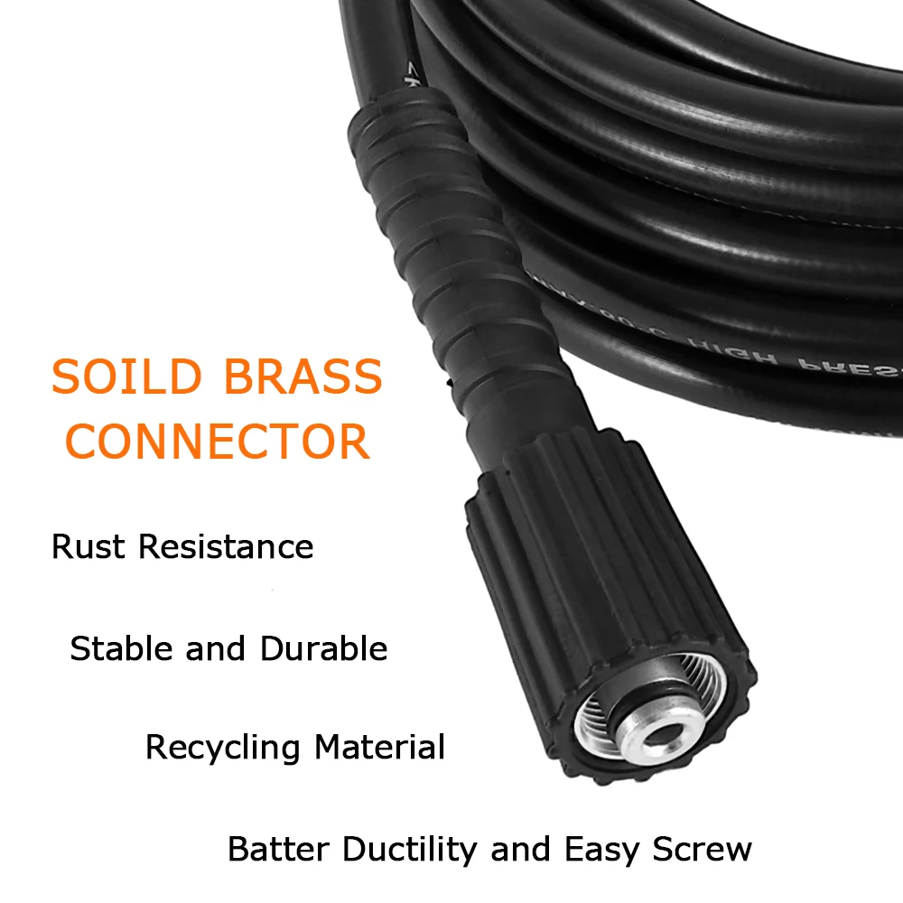 10 meters High Pressure Washer Hose Pipe Cord Car Washer Water Cleaning Extension Hose Water Hose for Karcher Pressure Cleaner