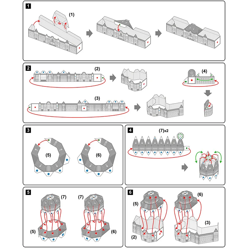 Nhật Bản Ga Tokyo Khách Sạn Mini 3D Mô Hình Giấy Nhà Papercraft Tự Làm Nghệ Thuật Origami Xây Dựng Cho Trẻ Em Và Người Lớn Đồ Chơi Thủ Công QD-138