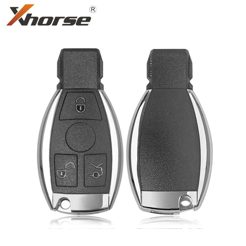 Xhorse Smart Key Shell 3 Buttons for Mercedes Benz Key Assembling with VVDI BE Key Perfectly Without Logo