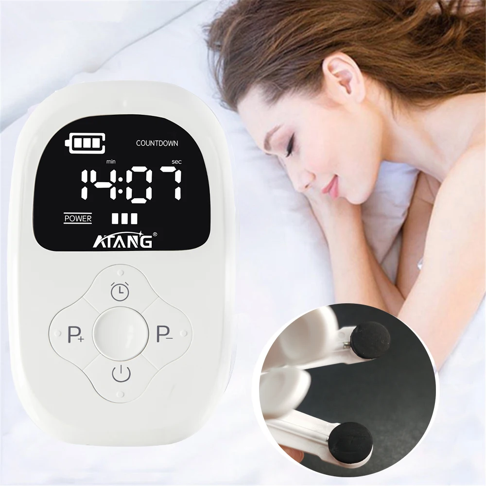 

Sleep Aid CES cranial electrotherapy stimulation technology Alpha Stim insomnia Sleeping device No Sleep Anxiety Depression