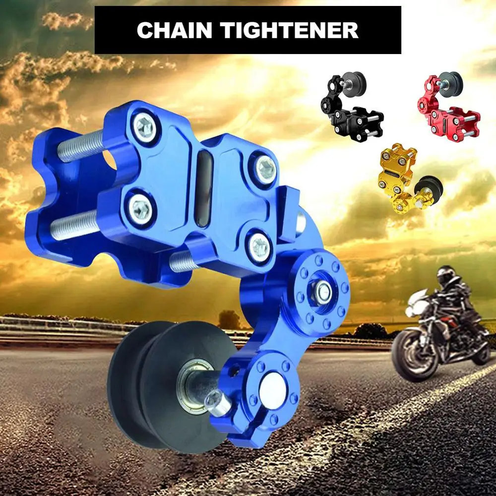 Universal Motorcycle Chain Tensioner New Aluminum Anti-skid  Tensioner Chain Guide Chain Automatic Regulator Tensioner