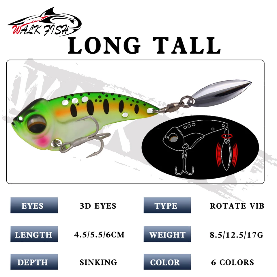 Vib Metal Eyes 3D – Señuelo 6cm para Lucio y Perca - imagen 3