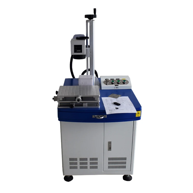 Most Popular Raycus 50W Fiber Laser Marking Machine with Auto Focus for Business Laser Engraving Machine and Rotary Tools