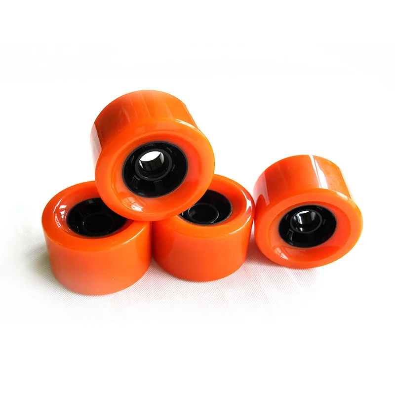 Stritate Roda Skateboard 4 Buah Longboard SHR78A PU Roda Besar Roda Skateboard Lembut 83Mm