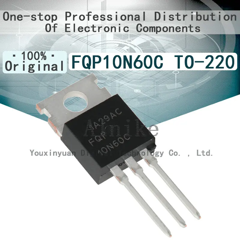 

10/Pcs New Original FQP10N60C 10N60C TO-220 10A 600V MOS field effect