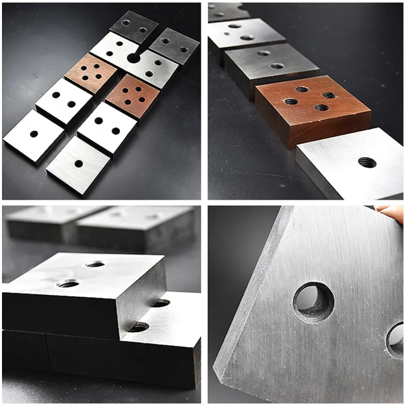 Reinforcing steel cutter blade 40 / 50 type off cutting angle iron blade highly processed crusher shaped blade cutter tool