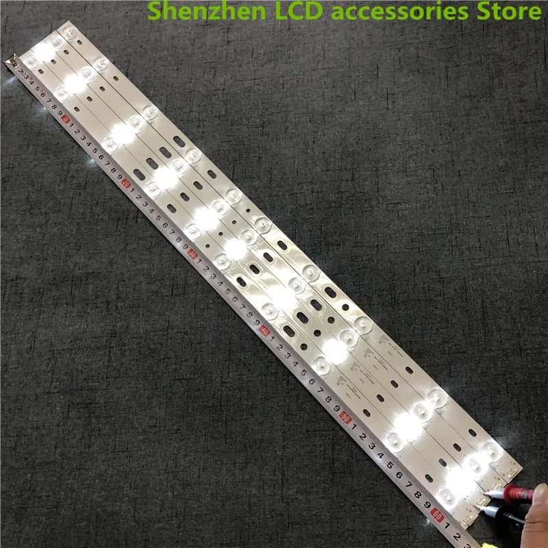 

5piece/lot FOR 32inch use ZDJK-315D08-ZC14F-04 8LED 6V 590MM aluminium 100%new LCD TV backlight bar