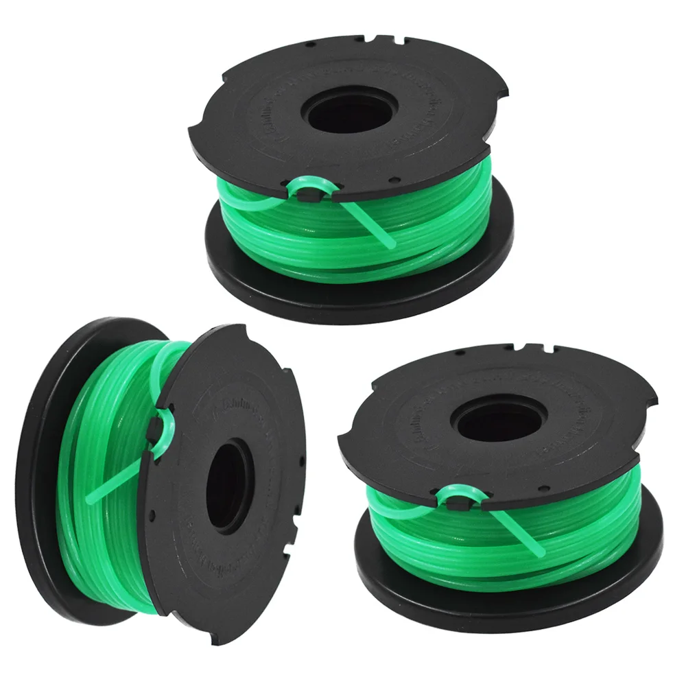 3pc SF-080 String Trimmer Spool Line Replacement For Black & Decker GH3000 Model