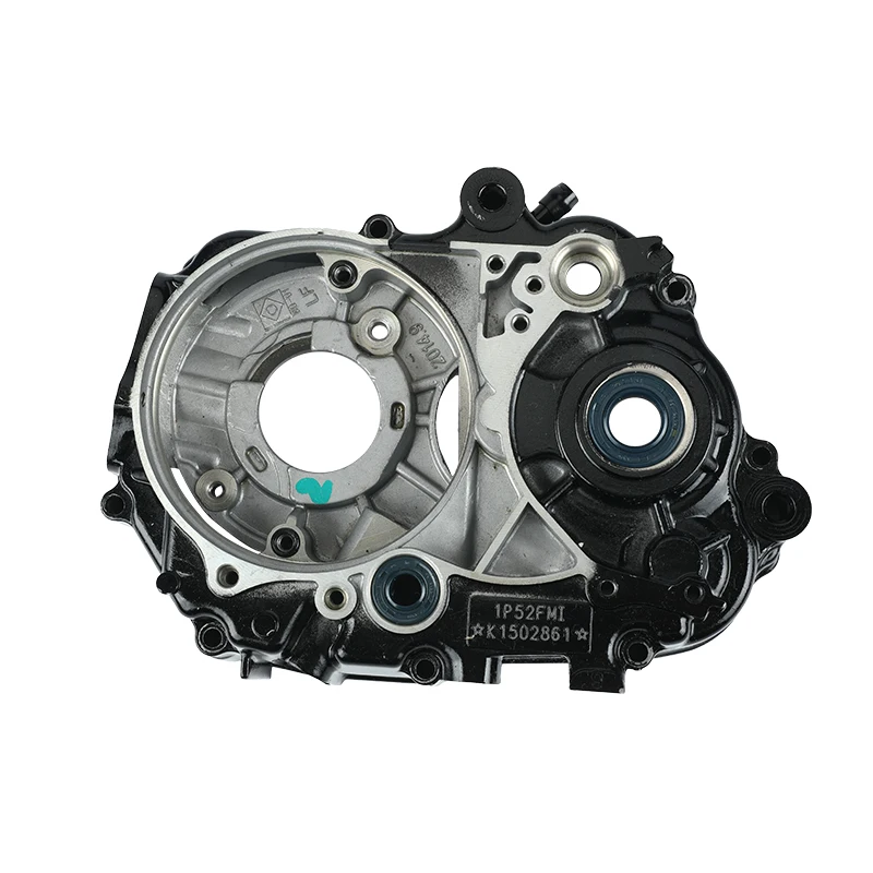 Pitbike 125CC Engine Left CrankCase Cover with Bearing For Lifan 125 Horizontal Kick Starter Dirt Bike Crankshaft Accessories