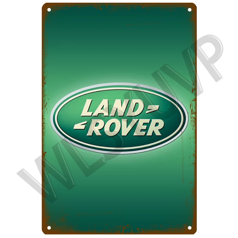 Land Car Rover Plaque Metal Vintage Tin Sign Shabby Chic Decor Metal Signs Vintage Bar Decoration Metal Poster Pub Metal Plate