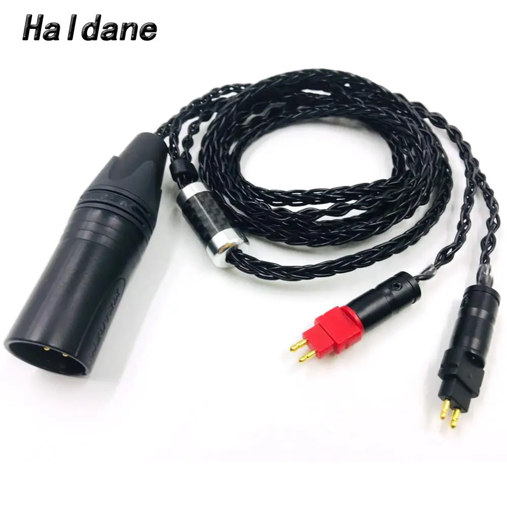 

Haldane HIFI 8 cores 4-pin XLR Male Balanced Headphone Upgrade Cable for HD600 HD650 HD525 HD545 HD565 HD580 HD6XX Headphones