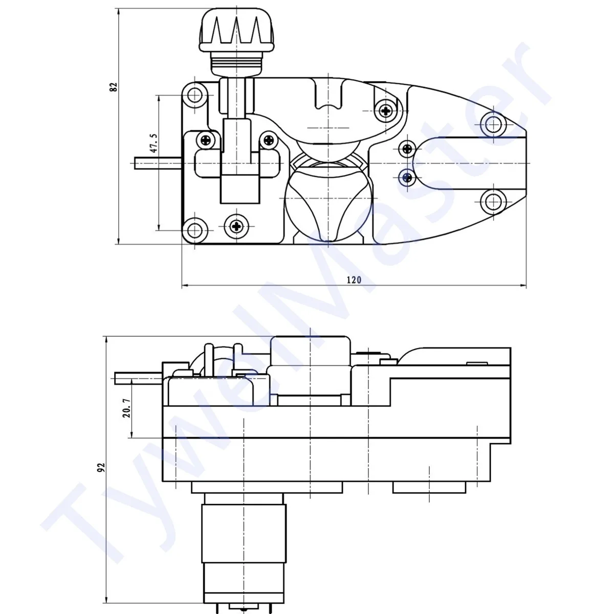 Mini conjunto do alimentador do fio, máquina de solda, ZK-V-II, Mig, MAG, DC 12V