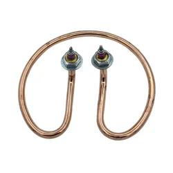 M16 Thread Red Copper Water Heating Element 10mm Tube Diameter Electric Tube Heater for Open Bucket Pipe 220V 2KW/2.5KW/3KW