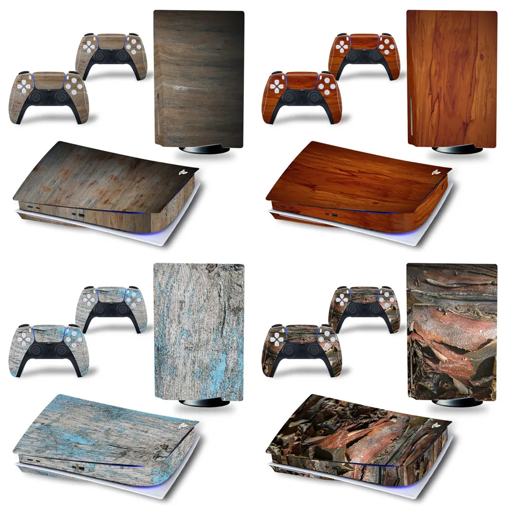 Wood Design Skin Sticker For Ps5 disk - Buy Skin Sticker For Ps5 disk edition