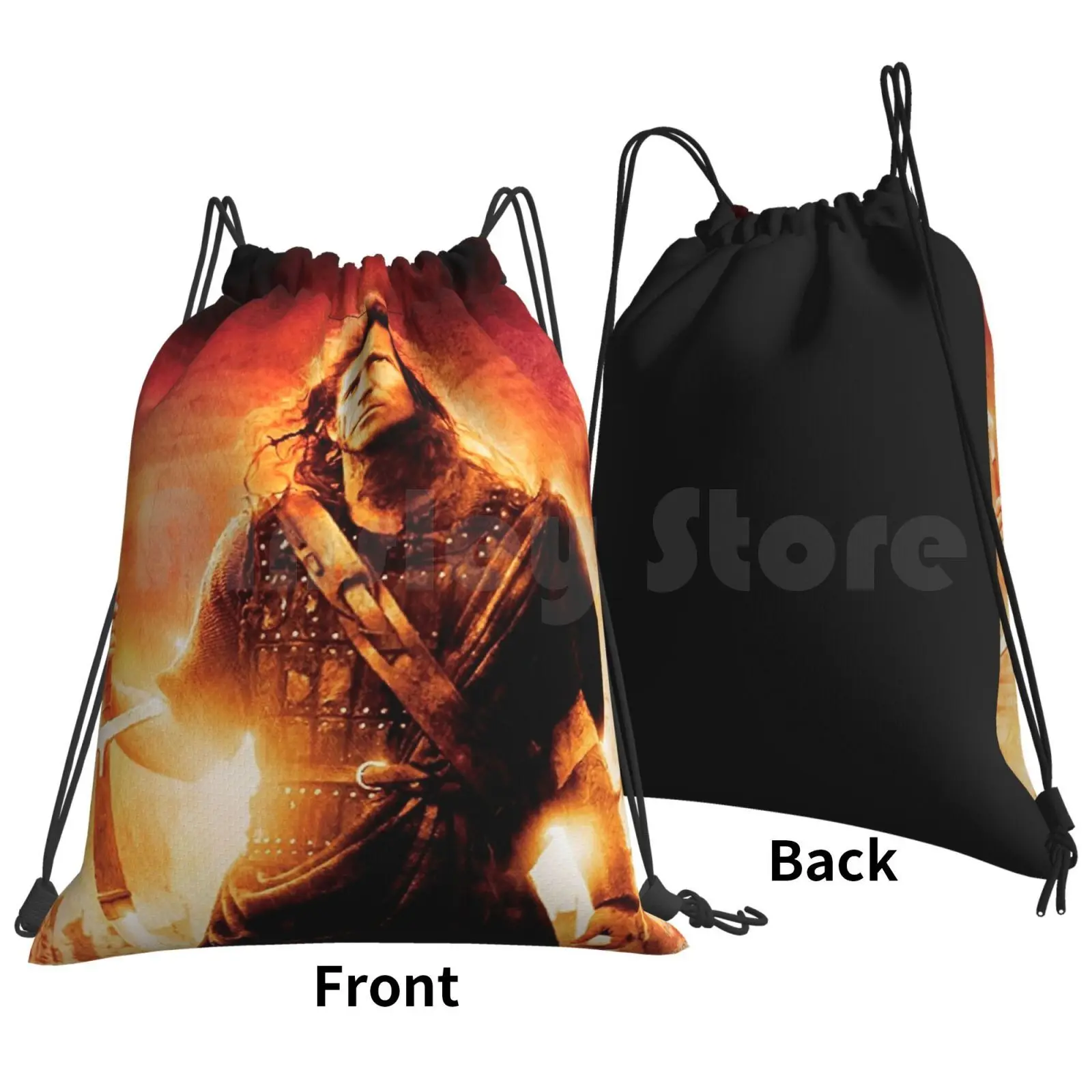 Braveheart Mel William Wallace Scotland Highlander Backpack Drawstring Bags Gym Bag Waterproof Braveheart Mel William