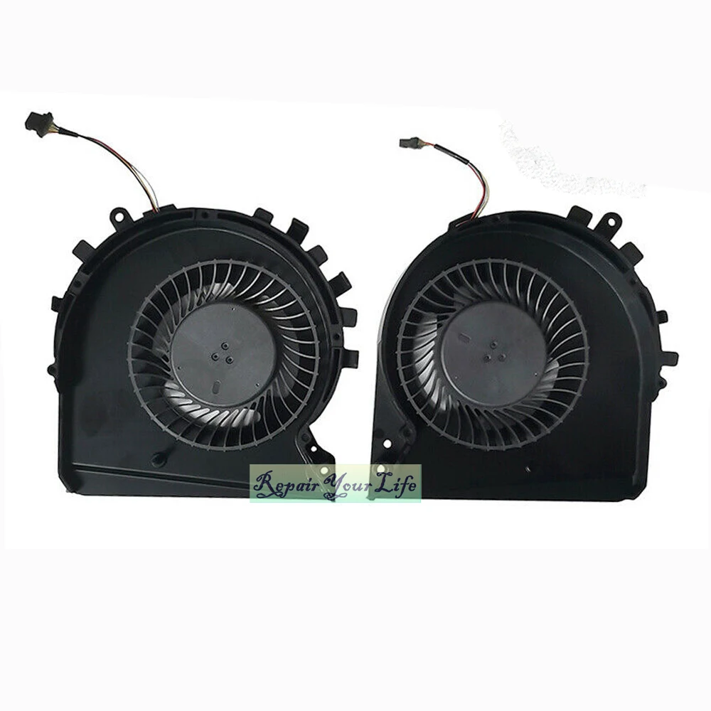 CPU GPU Cooling Fans For HP Pavilion 15-DK TPN-C141 DK0020 L57170 L56900 001 ND85C16-18L02 Gaming Laptop Graphics Card Radiator image 2