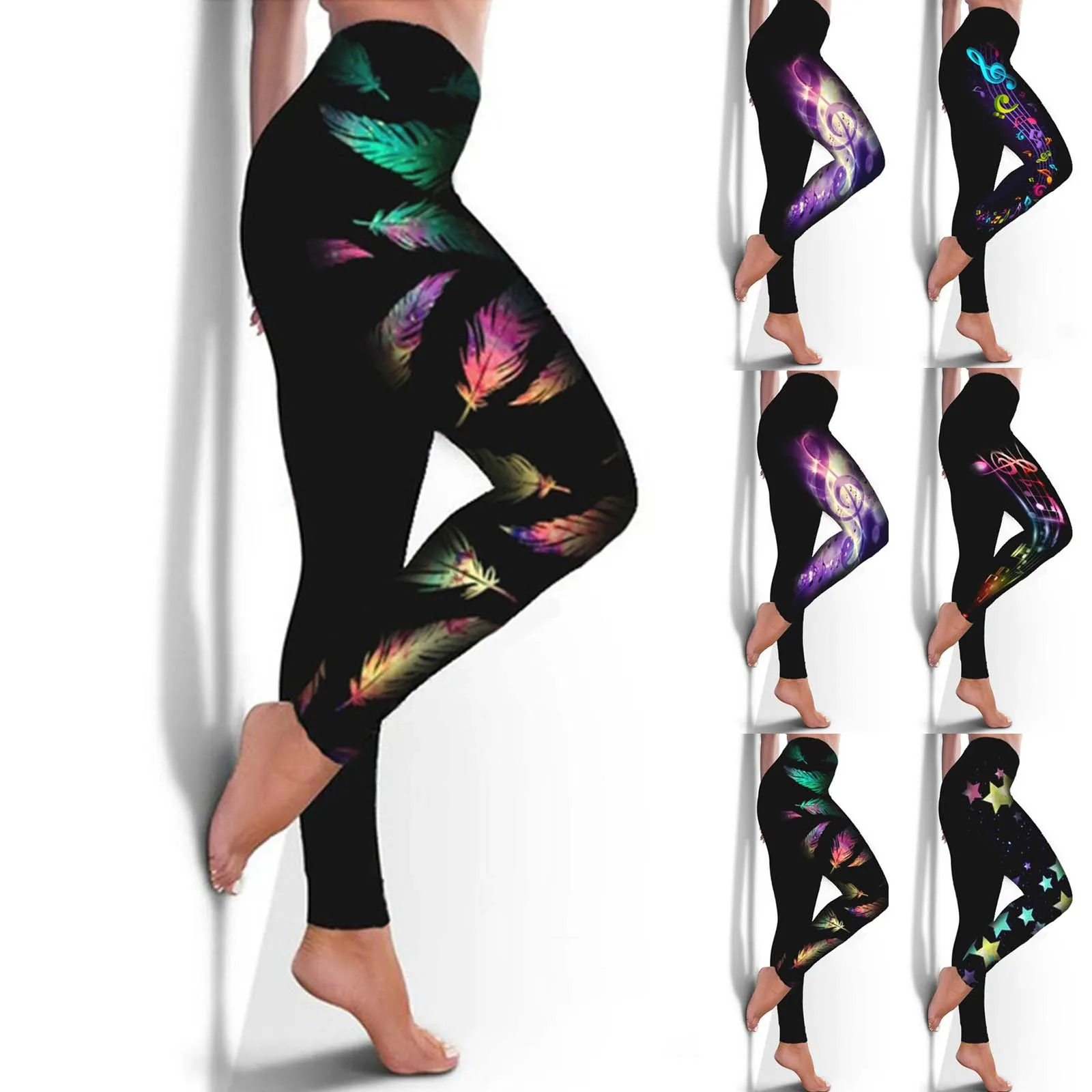 Mallas sin costuras para mujer, pantalones de Yoga con estampado de mariposa, cintura alta, Push Up, deporte, energía, entrenamiento, talla grande 5XL