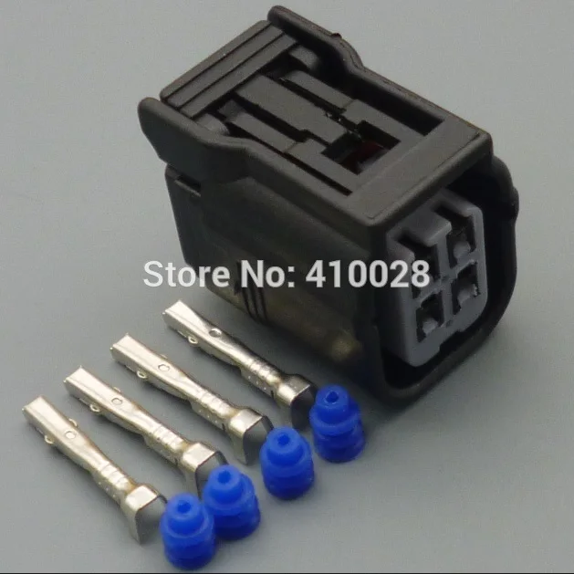 worldgolden 5/30/100sets 1.0mm 4pin way Modified connectors oxygen sensor socket