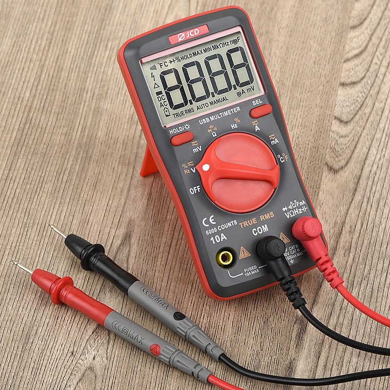 JCD Soldering iron with USB Charging Digital multimeter kit Adjustable Temperature Auto Ranging AC/DC tester multimetro UM16