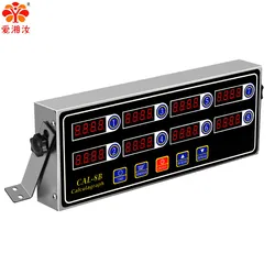 8B Calculagraph minutnik kuchenny kuchnia gadżety akcesoria kuchenne 4 kanały Timer zegar 220V wtyczka zasilania 8 ekrany wstrząsnąć kosz aby przypomnieć akcesoria do gotowania kitchen timer