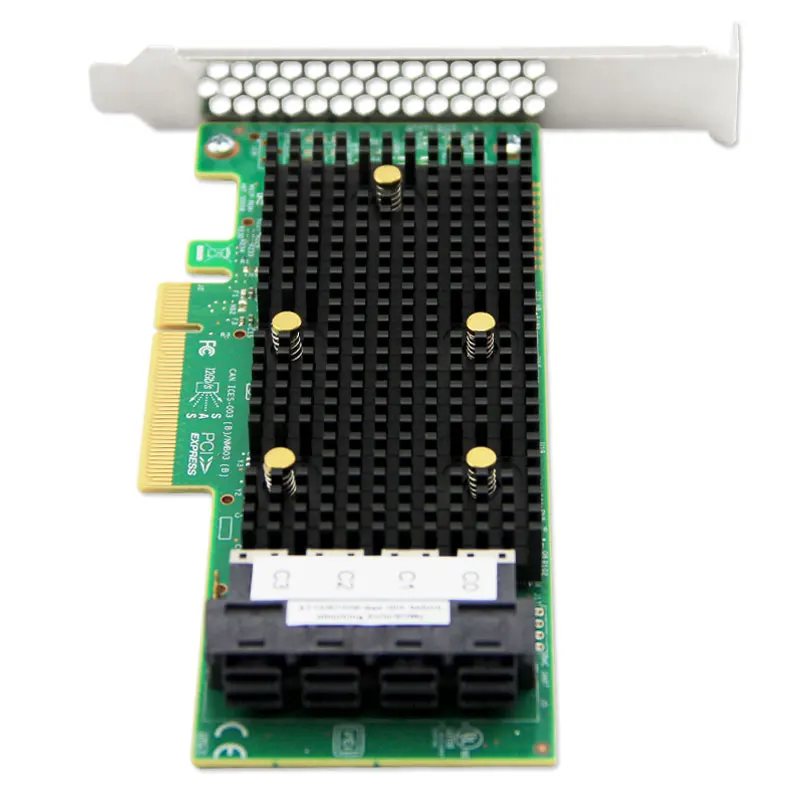 Imagem -03 - Broadcom-tri-mode Host Bus Adapter Hba 940016i Sas3416 055000800 Sff8643 12 gb s Sas Sata Nvme Novo com Garantia de Anos