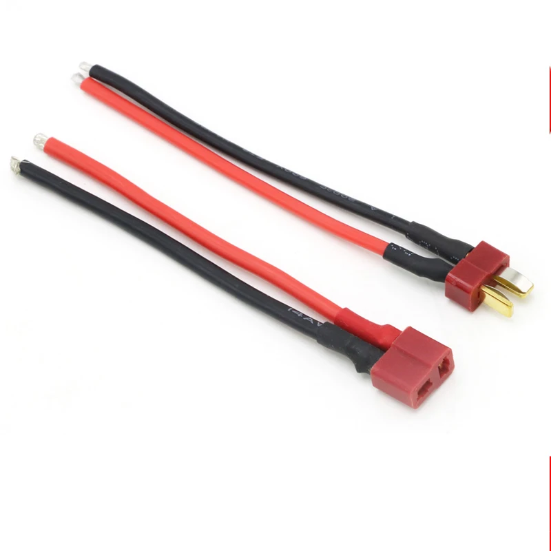 Connecteur XT60 mâle et femelle avec fil en silicone, 100mm, 14awg, iMax b6, accessoire pour le chargement de la batterie RC Lipo/ni-cd