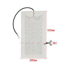 Car Seat Heater Kit 12V Carbon Fiber Pads #4