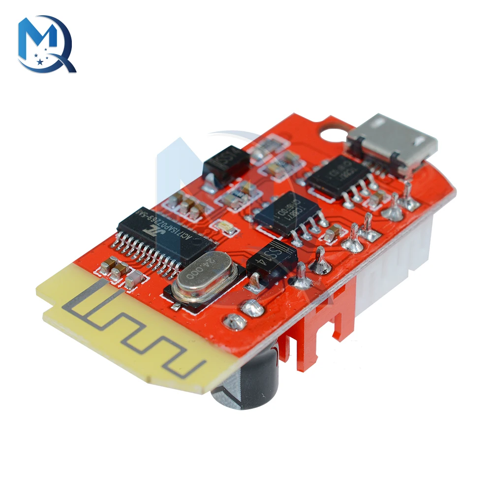 DC 3.7V 5V 3W Digital Audio Amplifier Board Double Dual Plate Bluetooth Speaker Modification Sound Music Module Micro USB DIY