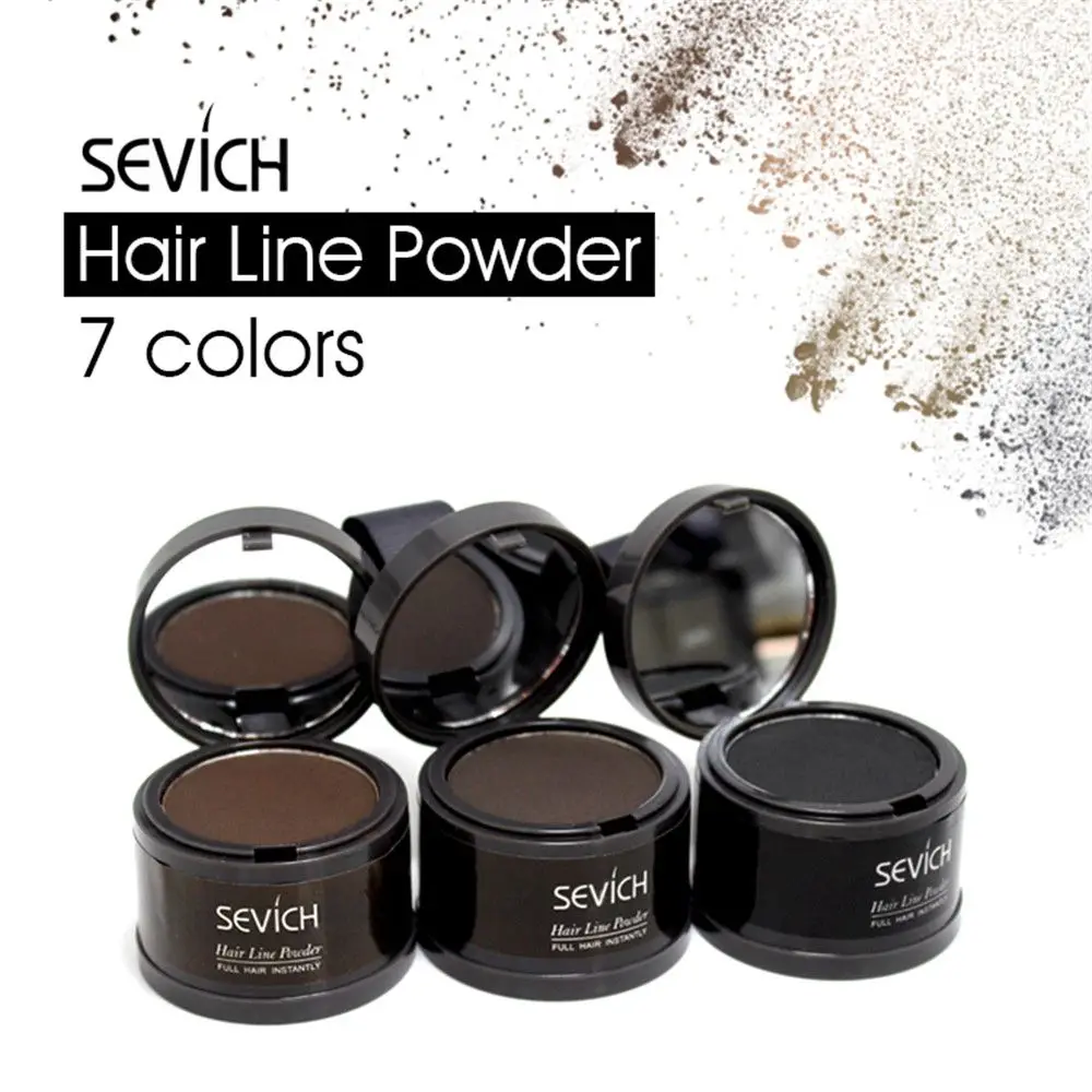 1pc Haaransatz Reparatur Füll pulver mit Puff Sevich flauschigen dünnen Puder Pang Linie Schatten Puder Stirn Haar Make-up Concealer