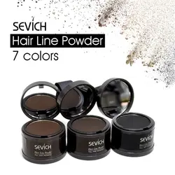 1PC Hairline Repair Filling Powder With Puff Sevich Fluffy Thin Powder Pang Line Shadow Powder Forehead Hair Makeup Concealer