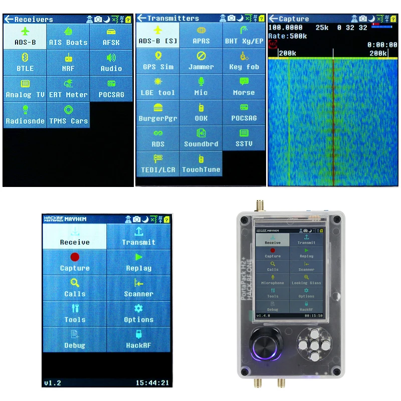 HackRF One R9 V2.0.0 And Upgraded PortaPack H2 3.2