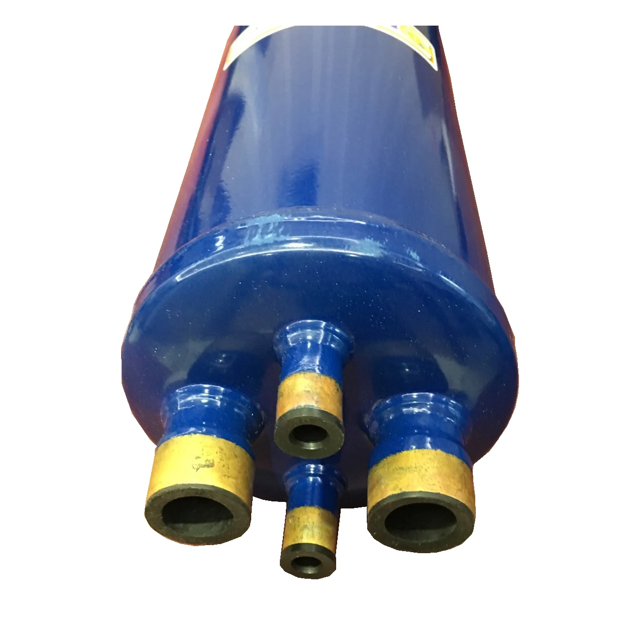 BSAR 2411 Heat Exchanger Suction Line Accumulator has U tube design for maximum flow of refrigerant and minimum oil entrapment