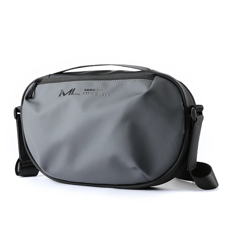 Bolso cruzado impermeable para hombre, bolsa de cintura a la moda para deportes al aire libre, informal, lateral, Oxford, bolsillo para teléfono,