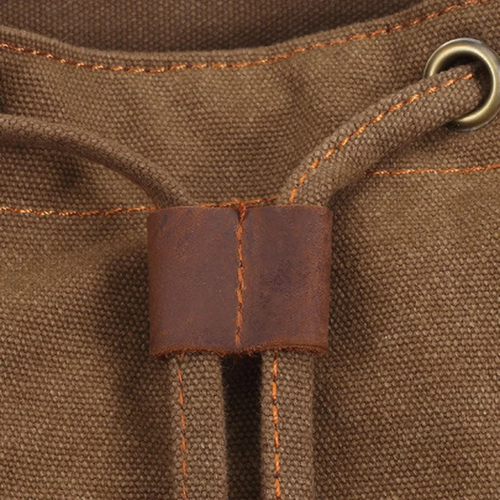 Vintage Canvas-Rucksäcke für Männer und Frauen, Reisetaschen für Studenten, Freizeitrucksäcke zum Wandern, Reisen, Camping, Rucksack Mochila Masculina – Detail 18