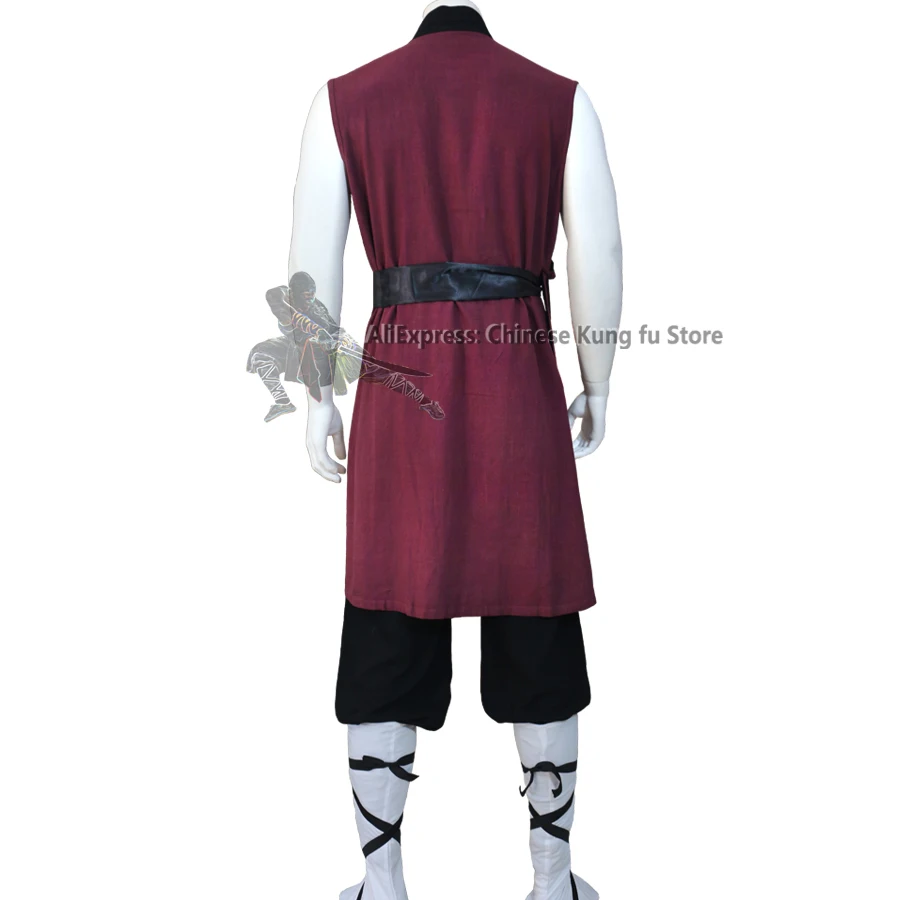 High Quality Cotton Shaolin Monk Kung fu Suit Tai Chi Uniform Martial arts Robe Jacket Pants 10 Colors Need Your Measurements