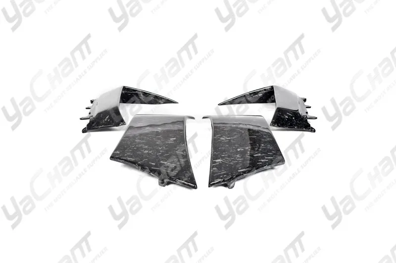 Forged Dry Carbon Air Duct Fit For 11-17 Aventador LP700 LP720 LP750SV Coupe Roadster BKSS Style Rear Quarter Panel Fender Vent