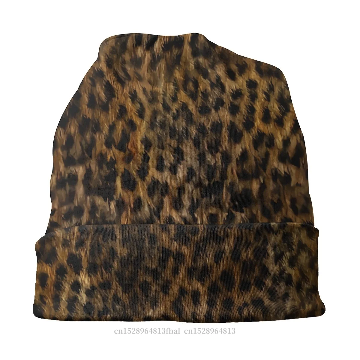 Skullies Beanies Hat Cheetah Fur Outdoor Beanie Caps For Men Women Leopard Print Ski Caps Soft Bonnet Hats