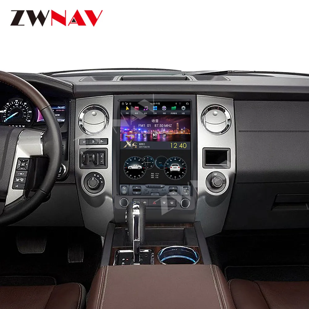 

Автомобильный мультимедийный проигрыватель Tesla Style, 128 ГБ, Android 12, для Ford DISPATCH F450 2015 2016 2017