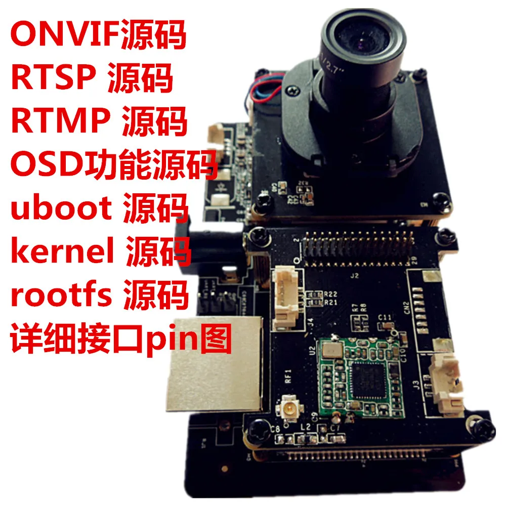 

Development Board Hi3518e HI3518 EV200 Standard GPIO Three Serial Port with Rtsp Rtmp