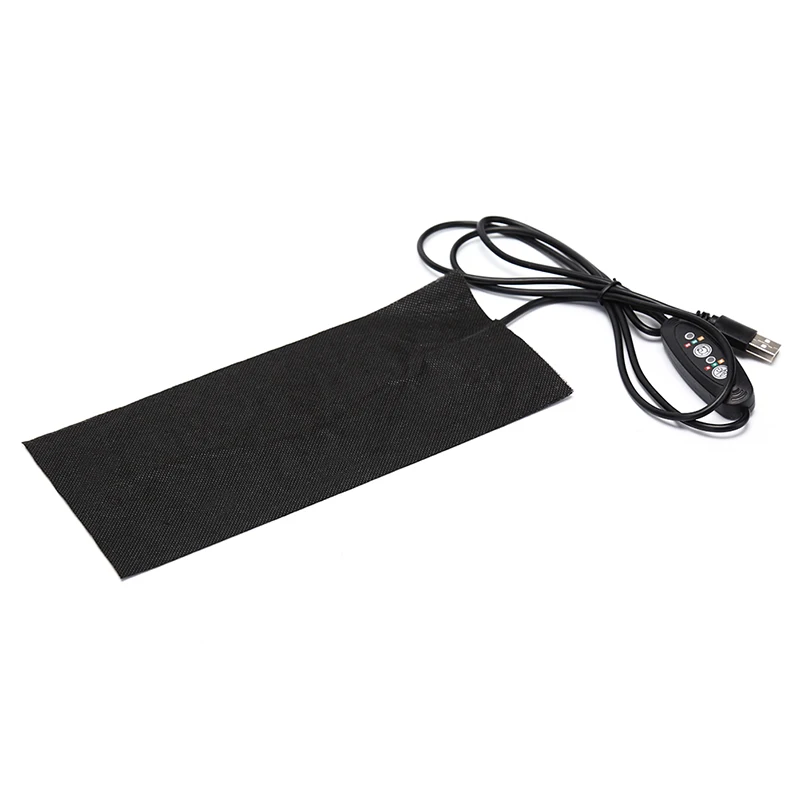 Cuscinetti riscaldanti per vestiti caricati USB 5V foglio riscaldante elettrico con cuscinetto scaldino riscaldante a temperatura regolabile a 3 marce per giacca gilet