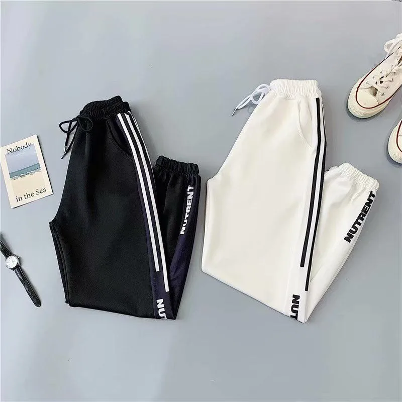 Plus Size 5XL Joggers Women Baggy Sweatpant Black Autumn Loose Hip Hop Harem Pants Women High Wasit Korean Style Sport Trousers