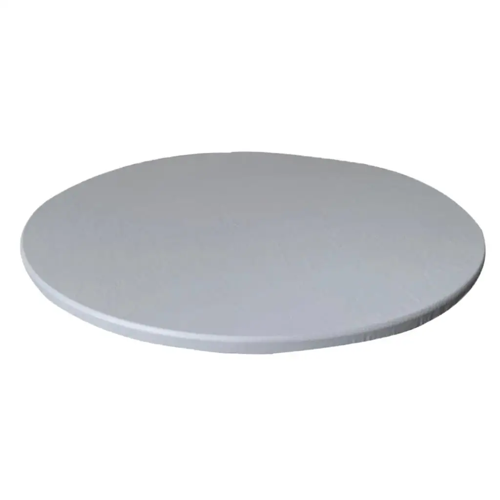 Elastic Edged Table Cloth Cover Protector Waterproof Round Tablecover Up to 90cm