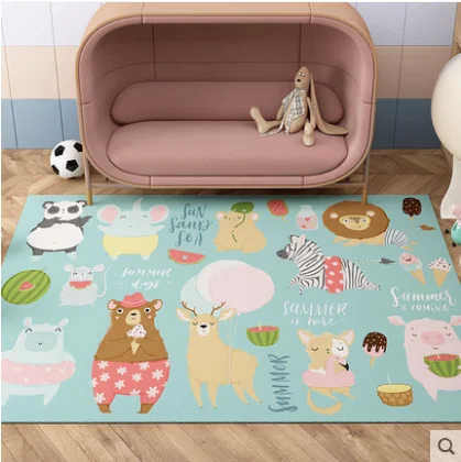 Baby Play Mats Kids Crawling Carpet Floor Rug Baby Bedding Rabbit Blanket Cotton Game Pad Children Room Decoration